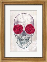 Framed Skull & Roses
