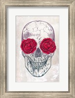 Framed Skull & Roses