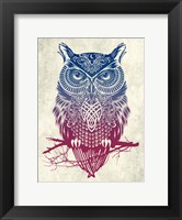Framed Warrior Owl