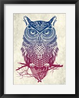 Framed Warrior Owl