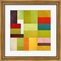 Framed Color Study Abstract 1