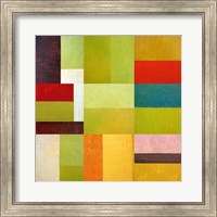 Framed Color Study Abstract 1