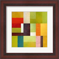 Framed Color Study Abstract 2