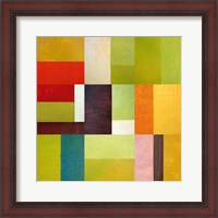 Framed Color Study Abstract 2