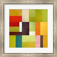 Framed Color Study Abstract 2