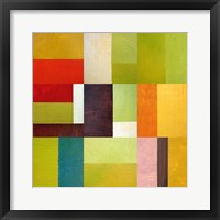 Framed Color Study Abstract 2