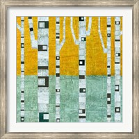 Framed Early Winter Birches