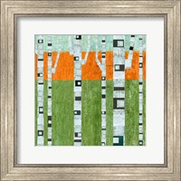 Framed Spring Birches