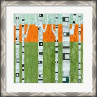 Framed Spring Birches