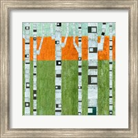 Framed Spring Birches