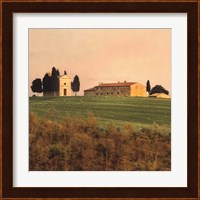 Framed Evening Light, Tuscany