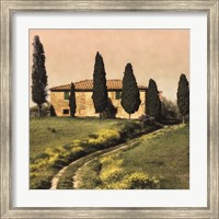 Framed Tuscan Farmhouse