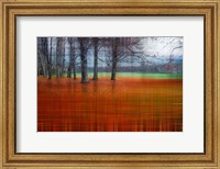 Framed Abstract Autumn