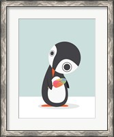 Framed Pingu Loves Ice Cream