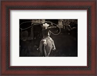 Framed American Cowgirl