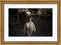 Framed American Cowgirl