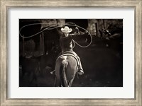 Framed American Cowgirl