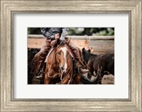 Framed Cutting Horse