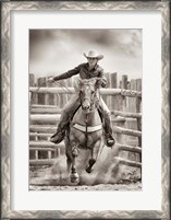 Framed Ride 'Em Cowgirl