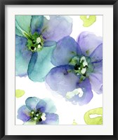 Framed Blue Flowers