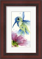 Framed Lilac and Blue