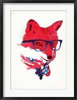 Framed American Fox