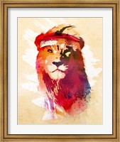 Framed Gym Lion