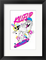 Framed Kickflip Wolf