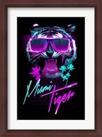 Framed Miami Tiger