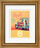 Framed Route 66 Vintage Travel