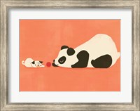 Framed Pug and the Panda