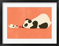 Framed Pug and the Panda