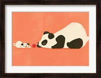 Framed Pug and the Panda