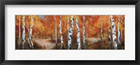 Framed Autumn Birch II