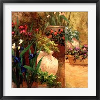 Flower Pots Right Framed Print