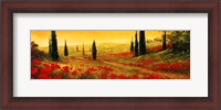 Framed Toscano Panel I
