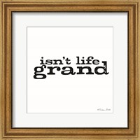Framed Isn't Life Grand