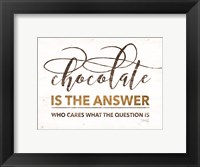 Framed Chocolate is the Answer