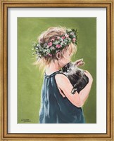 Framed Girl with Bunny