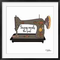 Framed Sewing Mends the Soul