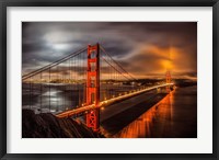 Framed Golden Gate Evening