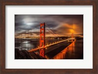 Framed Golden Gate Evening