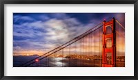 Framed N. Tower Panorama - GG Bridge