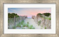 Framed Crescent Beach Path