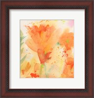 Framed Windblown Poppies #2