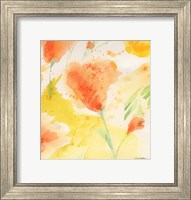 Framed Windblown Poppies #3