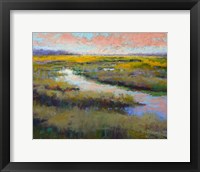 Framed Glimmer on the Marsh