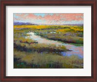 Framed Glimmer on the Marsh
