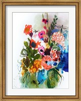 Framed Flowers and Insects One