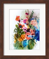 Framed Flowers and Insects One